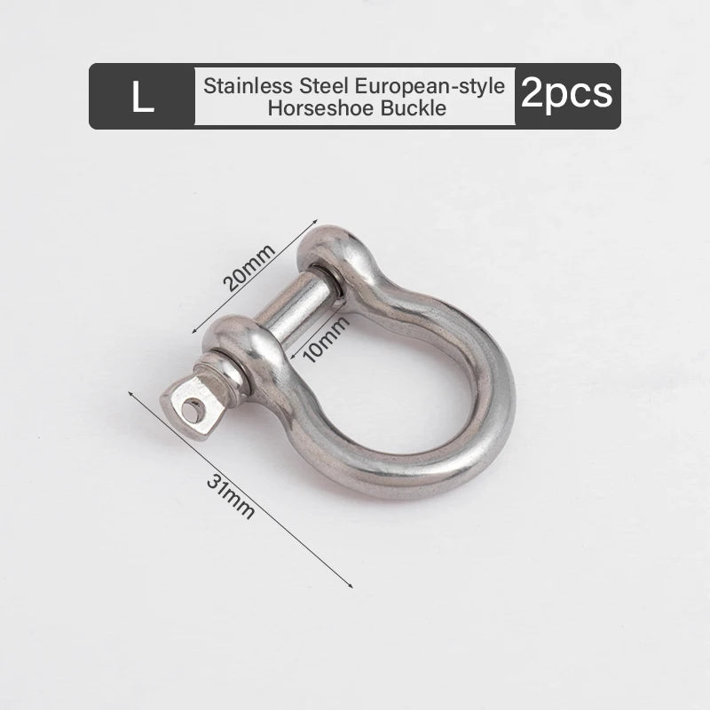 U Shackle D Ring Shackles Horseshoe Buckle 3 Types Ring | WUTA