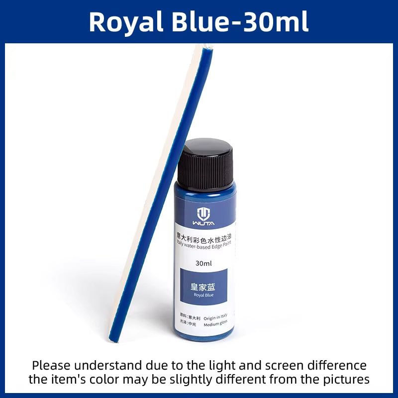 WUTA 30ml Professional Leather Edge Paint Oil Dye Edge Dressing Color Coats Leather Finish Supplies DIY Craft Leather Shoe Edges