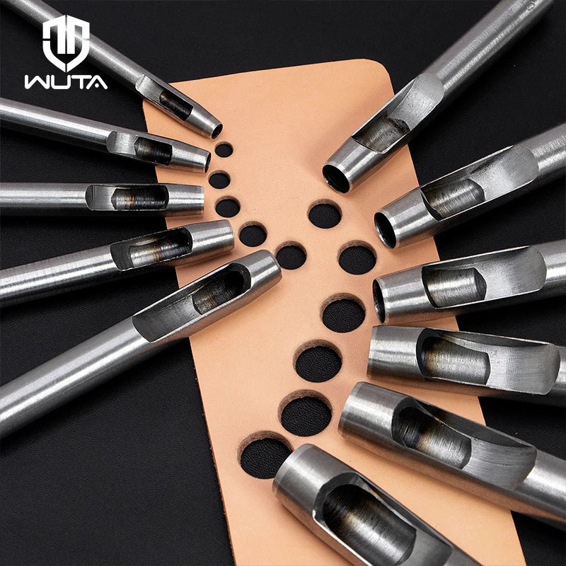 WUTA Basic 23-40mm Leather Round Hole Hollow Punch Tool