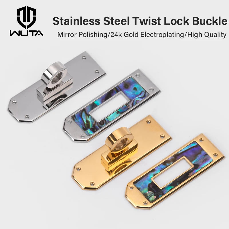Luxury Bag Padlock Twist Lock Turn Clasp Rotary With Colorful Shell | WUTA