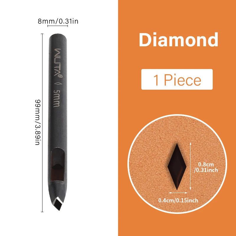 5mm Flower Leather Belt Hole Puncher DIY Craft for Leather| WUTA