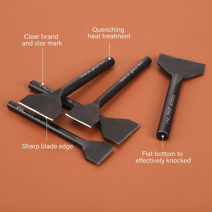 Leather Slotted Punch Tools Sharp Straight Slot Cutter DIY Leather Craft Tools|WUTA