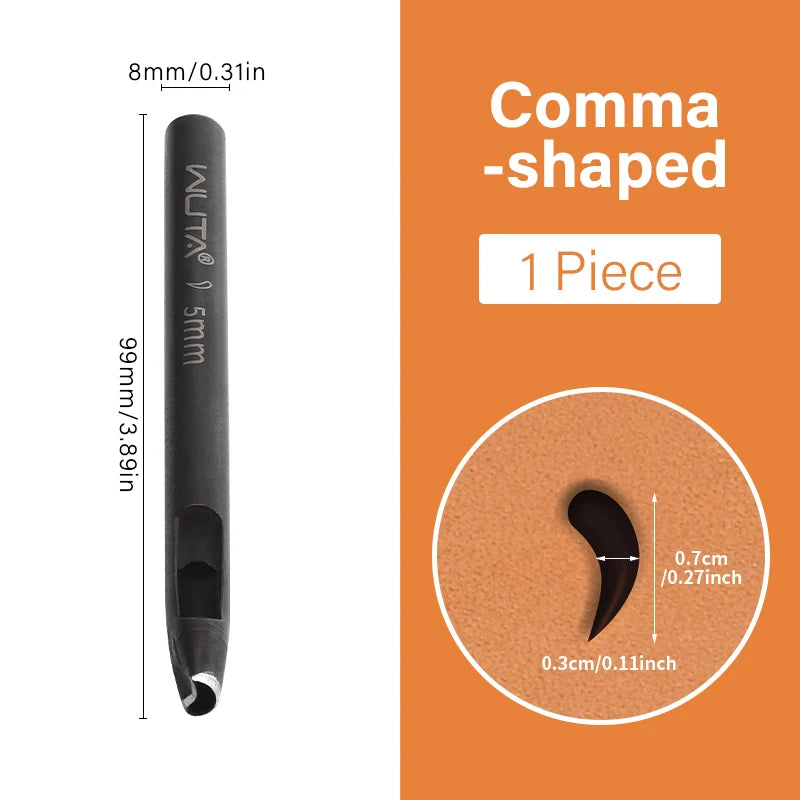 5mm Flower Leather Belt Hole Puncher DIY Craft for Leather| WUTA