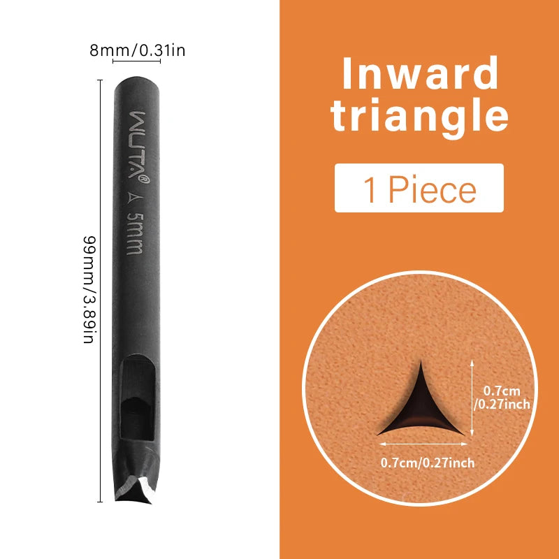 5mm Flower Leather Belt Hole Puncher DIY Craft for Leather| WUTA