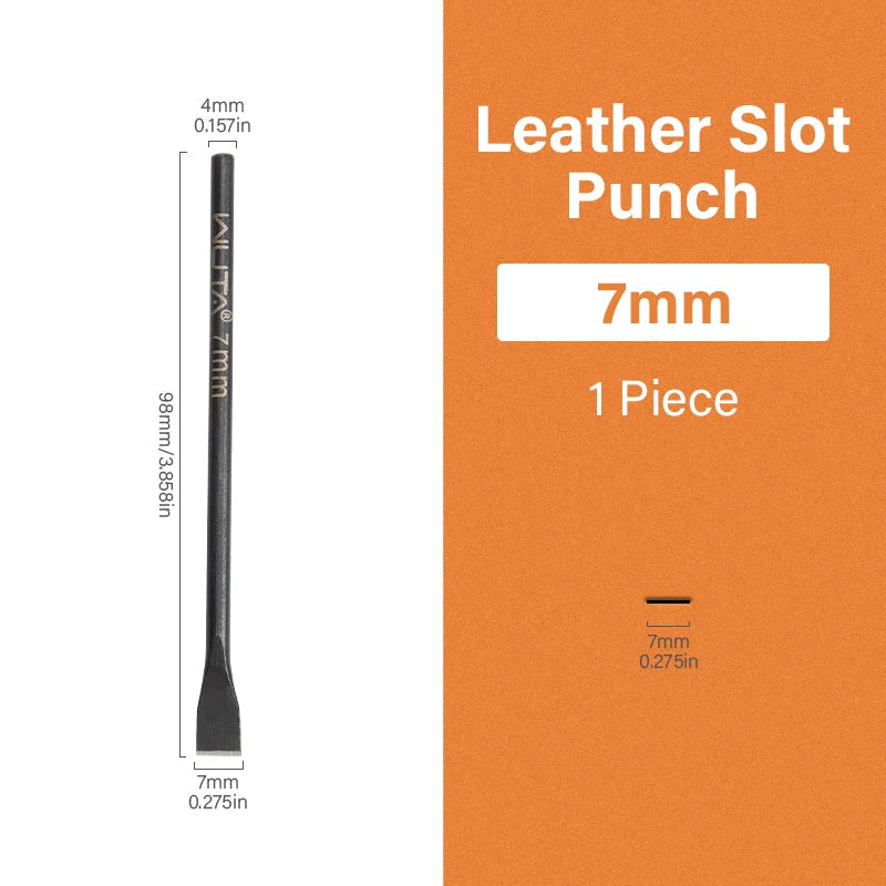 Leather Slotted Punch Tools Sharp Straight Slot Cutter DIY Leather Craft Tools|WUTA