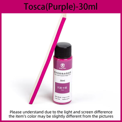 WUTA 30ml Professional Leather Edge Paint Oil Dye Edge Dressing Color Coats Leather Finish Supplies DIY Craft Leather Shoe Edges