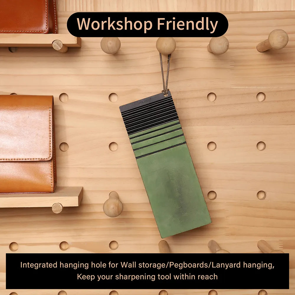 WUTA Edge Beveler Sharpener – Multifunctional Leather Sharpening Tool for Edge Bevelers & Knives