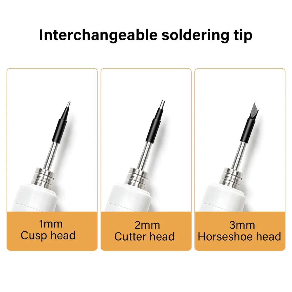 WUTA Cordless Soldering Iron Kit -Rechargeable Portable Soldering Iron with Digital Display