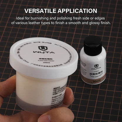 Leather Protectant Gum Leather Finish Tokonole Rougher Burnisher Gum Handcraft CMC Clear | WUTA