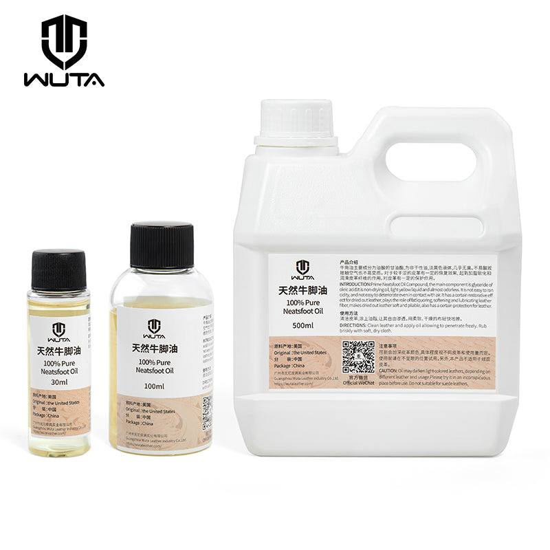 Pure Neatsfoot Oil Leather Conditioner Softener 30/100ml | WUTA