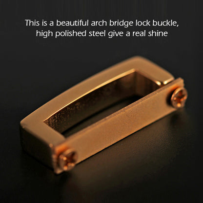 Stainless Steel Bag Lock Buckle Metal Arch Bridge lock | WUTA