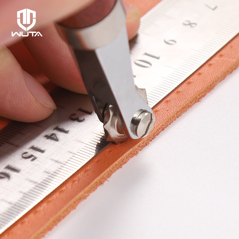 Leather Paper Overstitch Wheel With 4 Wheels Line Marking Wheel Gear  | WUTA