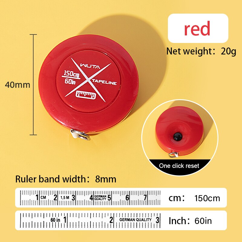 Retractable Ruler School Mini Portable Retractable Ruler Tape Measure,Centimeter Inch Roll Tape ...