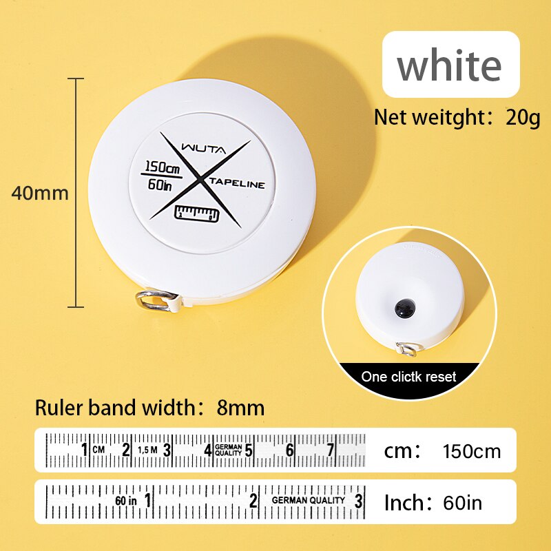 Tape Measures Retractable, Fabric Measuring Tape, 60 Inch Small