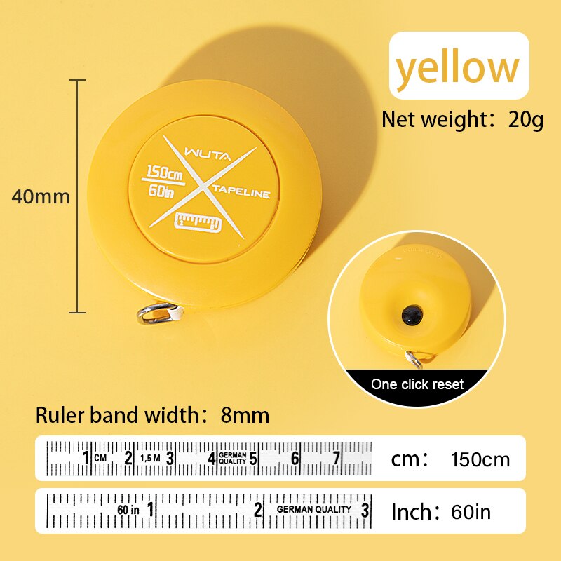 Mini Retractable Measuring Tape Soft Tape Measure, Portable, For Measuring  Body Dimensions