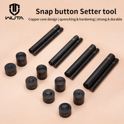 Snap Button Setter Installation Mold Die Tools Fastener Fixing Tool Kit 8/10/12.5/15mm Available | WUTA