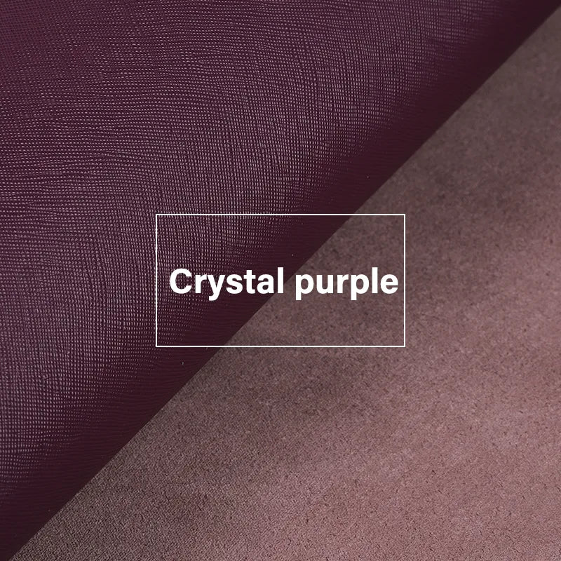 Irregular First Layer Cowhide Genuine Leather Cross Pattern Leather |WUTA