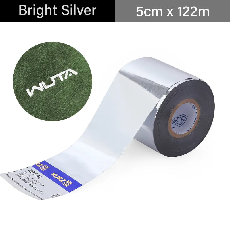 Hot Stamping Foil Paper Heat Transfer Foil Roll 5cm x122m | WUTA