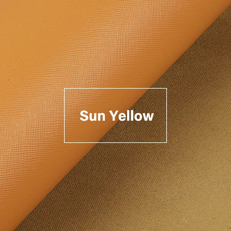 Irregular First Layer Cowhide Genuine Leather Cross Pattern Leather |WUTA