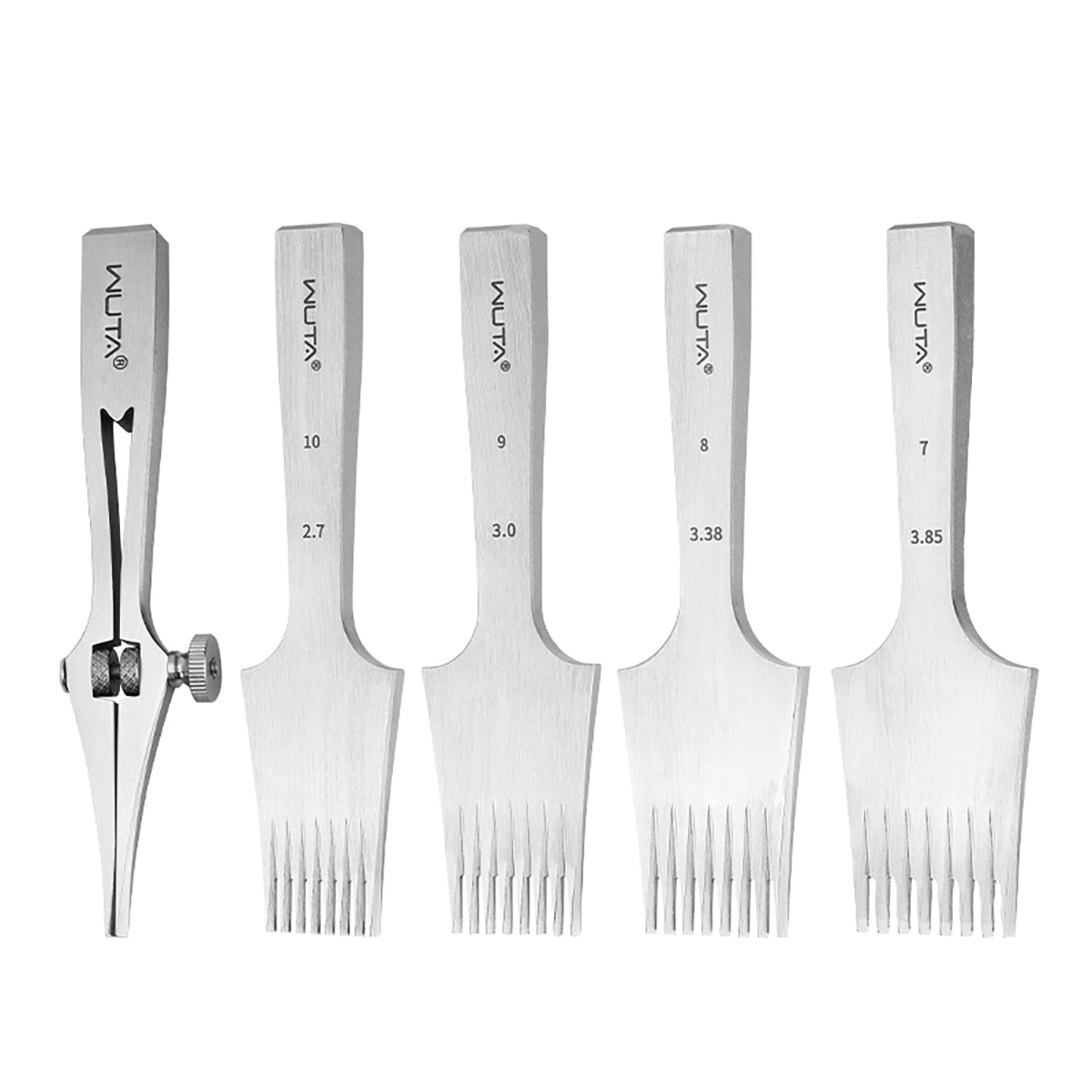 Newest Leather Chisel Punch French Style Pricking Iron Punching Tool 1.92-6.75mm|WUTA