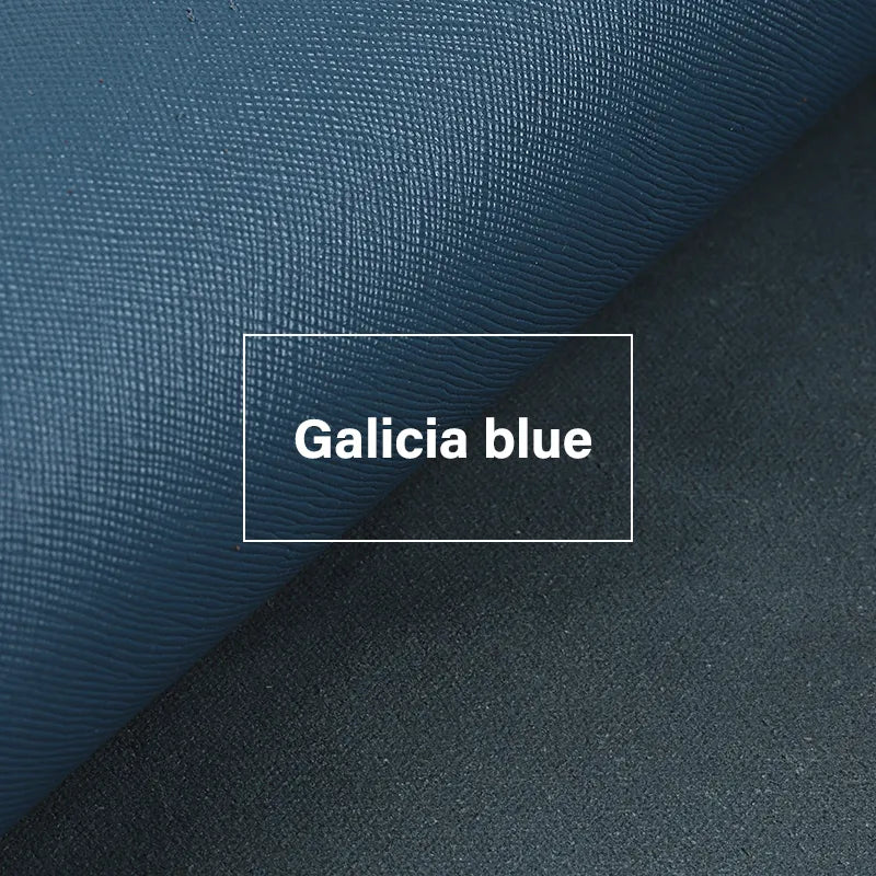 Irregular First Layer Cowhide Genuine Leather Cross Pattern Leather |WUTA