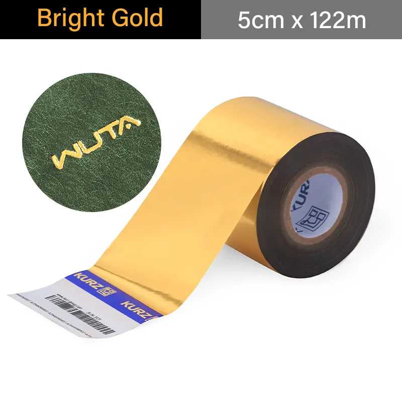 Hot Stamping Foil Paper Heat Transfer Foil Roll 5cm x122m | WUTA