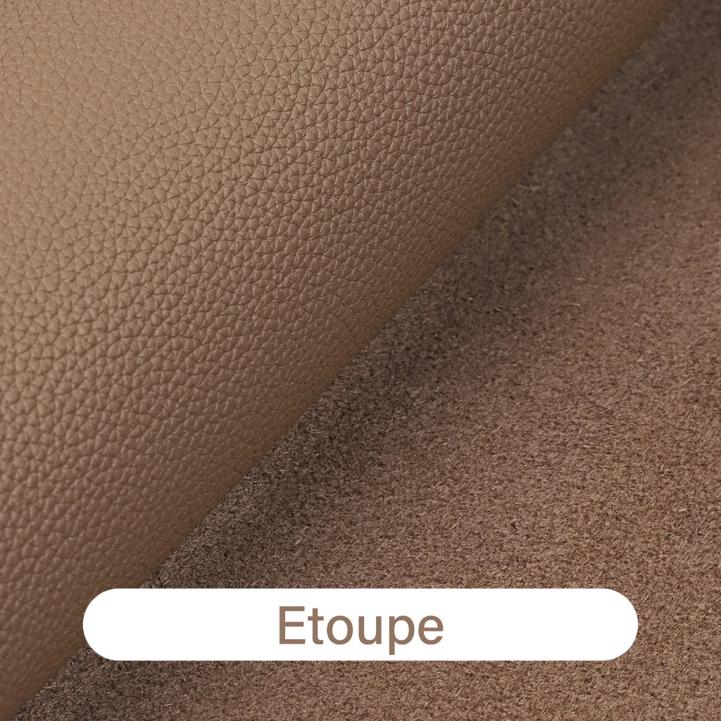 1/3/5 Sq.ft Togo Calfskin Leather Top Grain Pebbled Leather Fabric Lychee Cowhide Chrome Leather | WUTA