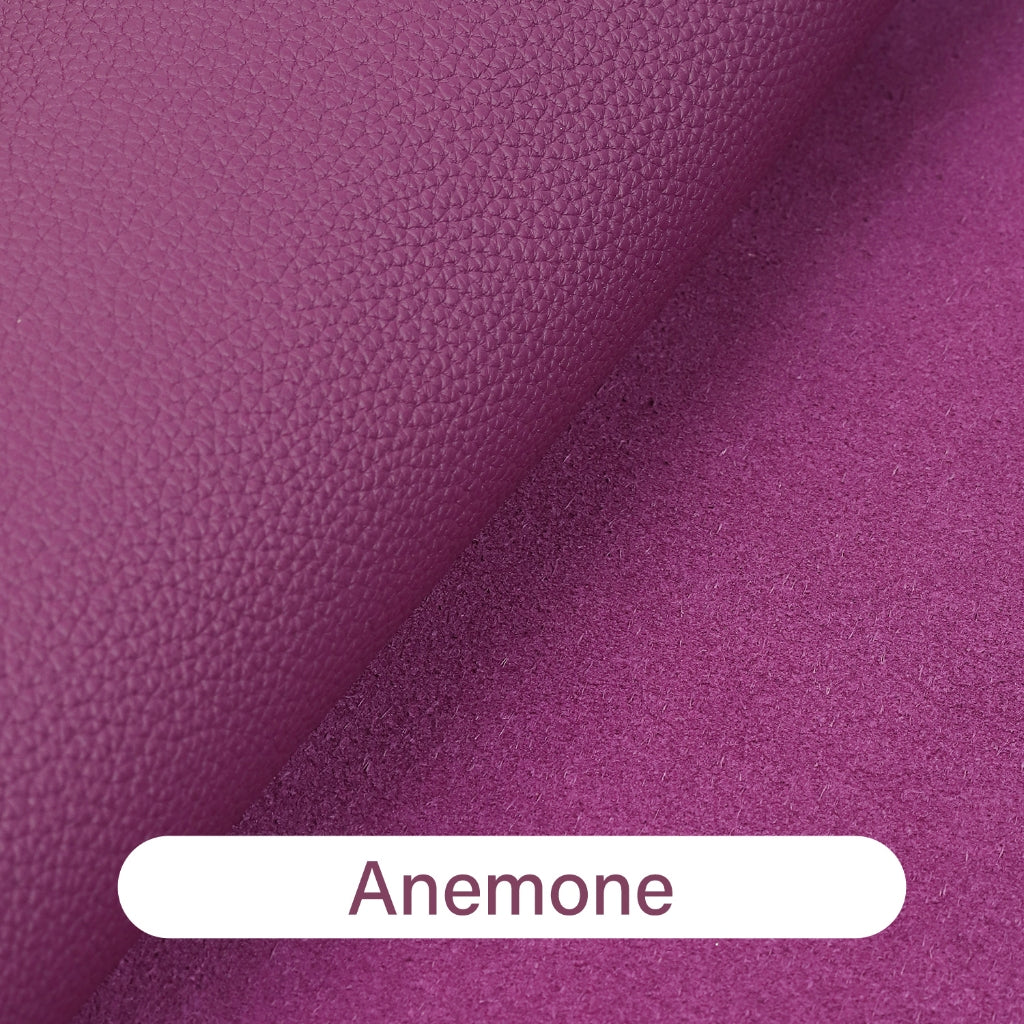 1/3/5 Sq.ft Togo Calfskin Leather Top Grain Pebbled Leather Fabric Lychee Cowhide Chrome Leather | WUTA