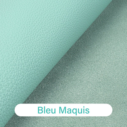 1/3/5 Sq.ft Togo Calfskin Leather Top Grain Pebbled Leather Fabric Lychee Cowhide Chrome Leather | WUTA