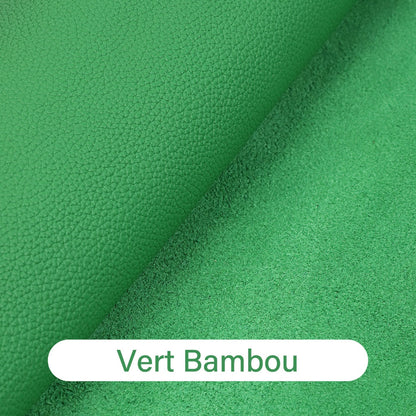 1/3/5 Sq.ft Togo Calfskin Leather Top Grain Pebbled Leather Fabric Lychee Cowhide Chrome Leather | WUTA