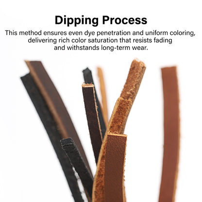 WUTA Flat Genuine Cowhide Leather Cord 1-5-10 Meters