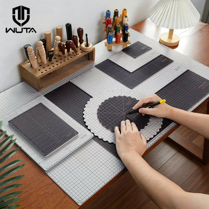 WUTA Self Healing PVC Cutting Mat Double-Sided Gridded Rotary Cutting Board