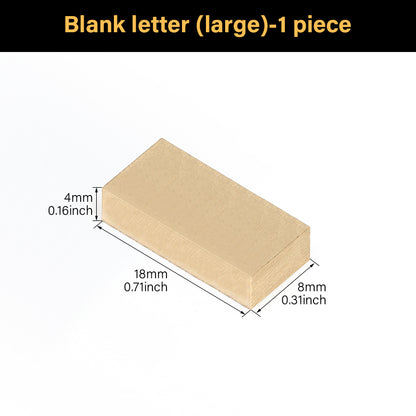 Brass Letter Leather Alphabet / Number Stamp Embossing Stamp Craft Carving Tool Seal Hot Branding CNC Engraving Mold | WUTA