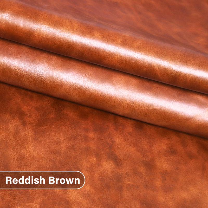 1/3/5 Sq.ft Irregular Cowhide Oil Waxed Vegetable Tanned Leather | WUTA