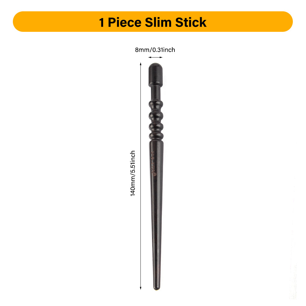 Upgrade Leather Edge Burnisher Ebony Black Wood Leather Polishing Tool Polishing Sticker  | WUTA