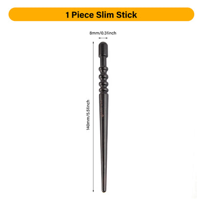 Upgrade Leather Edge Burnisher Ebony Black Wood Leather Polishing Tool Polishing Stick  | WUTA