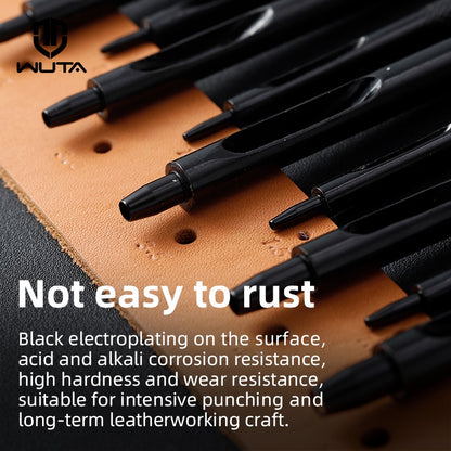 WUTA Electrophoretic Coating Round Hole Punch Leather Hollow Punch