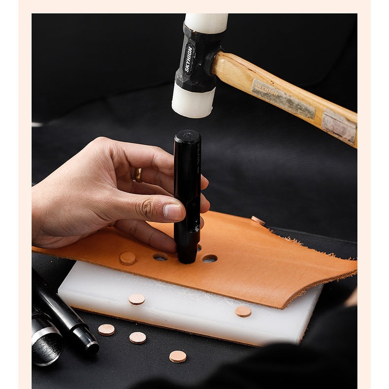 WUTA Electrophoretic Coating Round Hole Punch Leather Hollow Punch