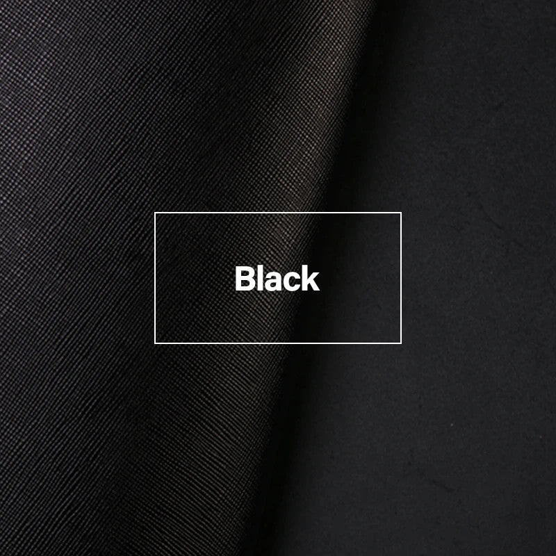 Irregular First Layer Cowhide Genuine Leather Cross Pattern Leather |WUTA