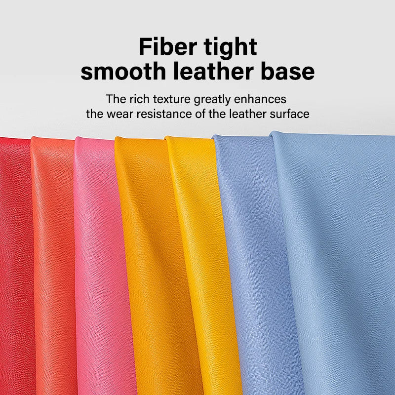 Irregular First Layer Cowhide Genuine Leather Cross Pattern Leather |WUTA