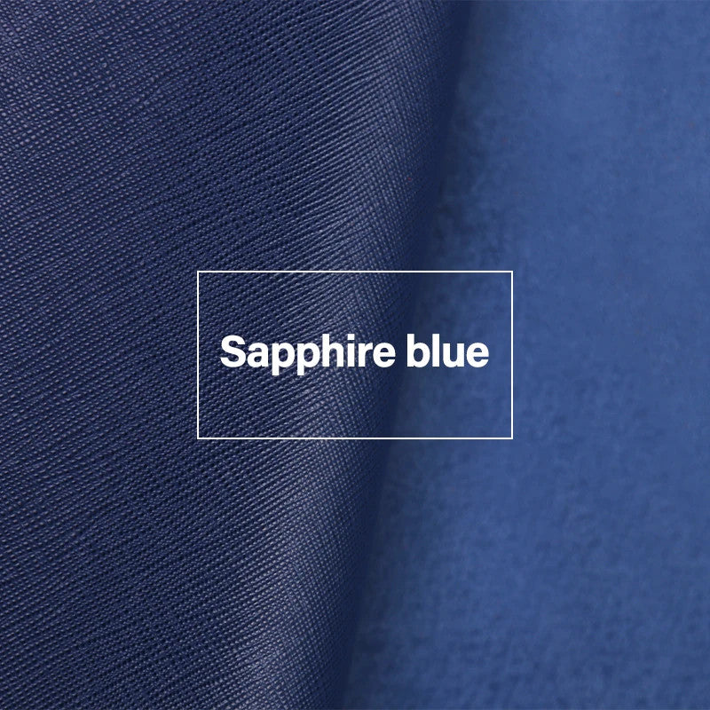 Irregular First Layer Cowhide Genuine Leather Cross Pattern Leather |WUTA