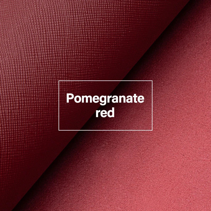 Irregular First Layer Cowhide Genuine Leather Cross Pattern Leather |WUTA