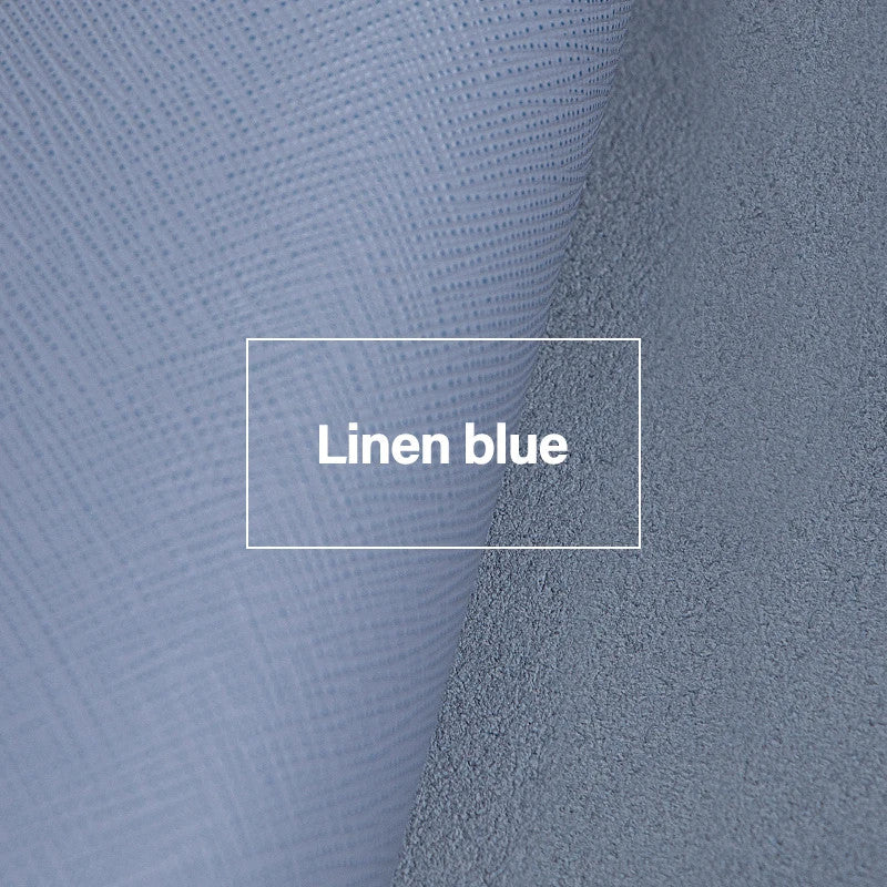 Irregular First Layer Cowhide Genuine Leather Cross Pattern Leather |WUTA