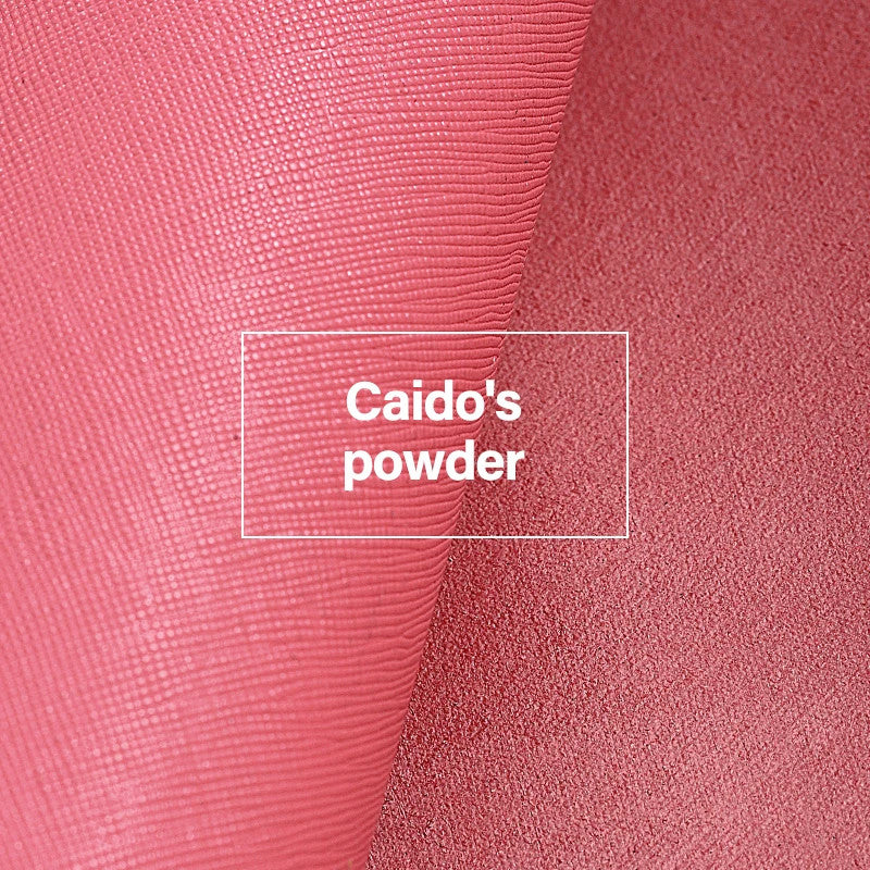 Irregular First Layer Cowhide Genuine Leather Cross Pattern Leather |WUTA