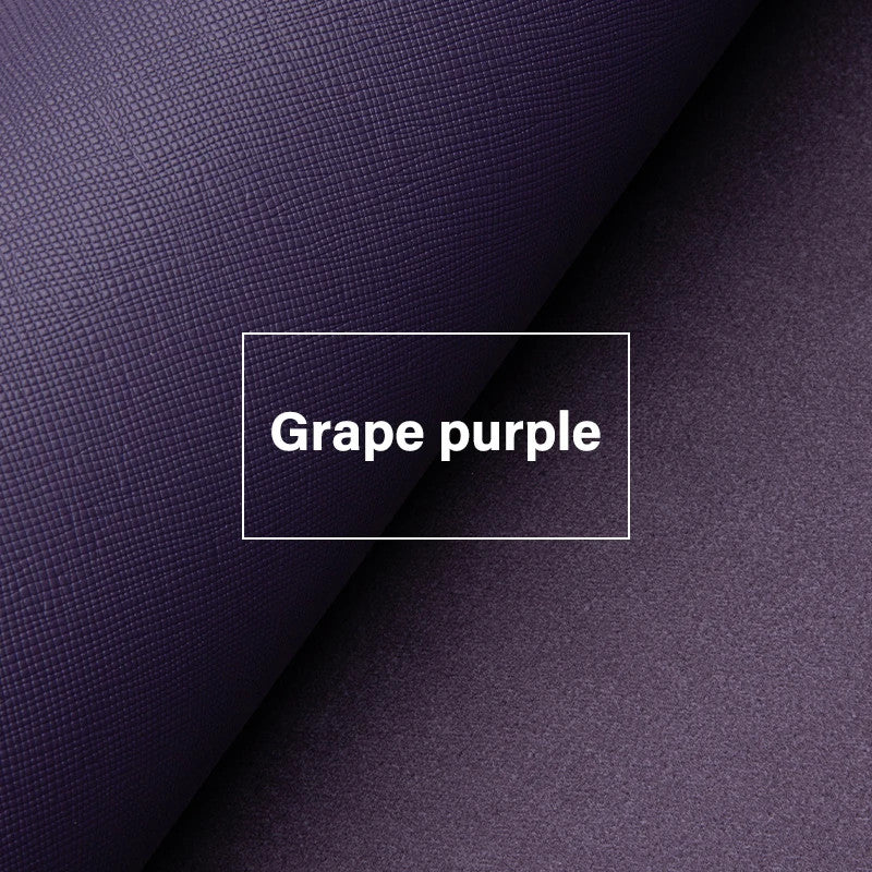 Irregular First Layer Cowhide Genuine Leather Cross Pattern Leather |WUTA