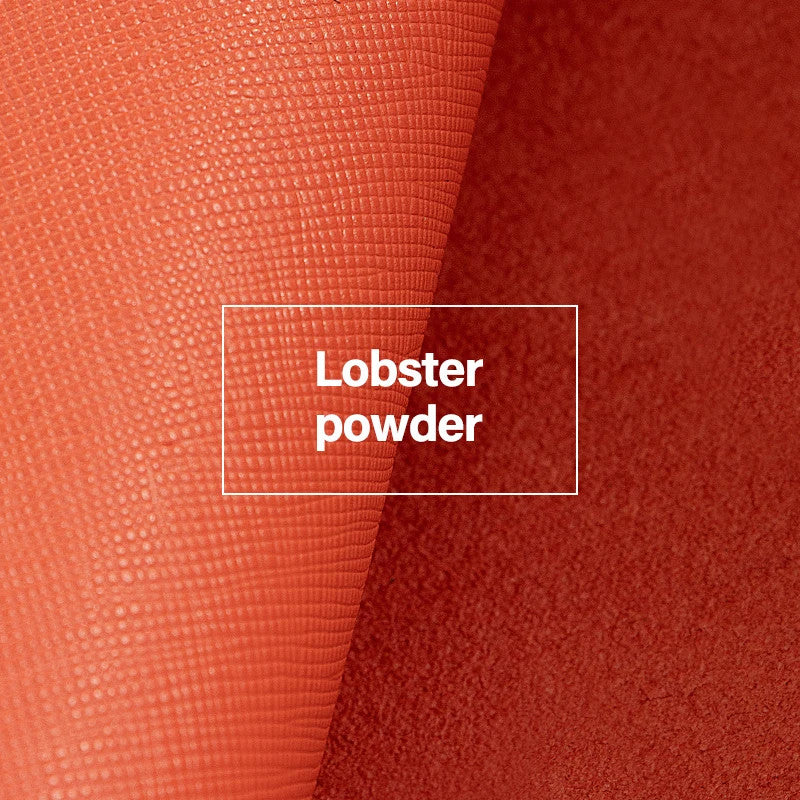 Irregular First Layer Cowhide Genuine Leather Cross Pattern Leather |WUTA