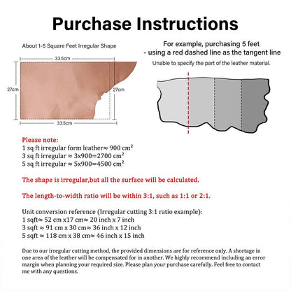 1/3/5 Sq.ft Togo Calfskin Leather Top Grain Pebbled Leather Fabric Lychee Cowhide Chrome Leather | WUTA
