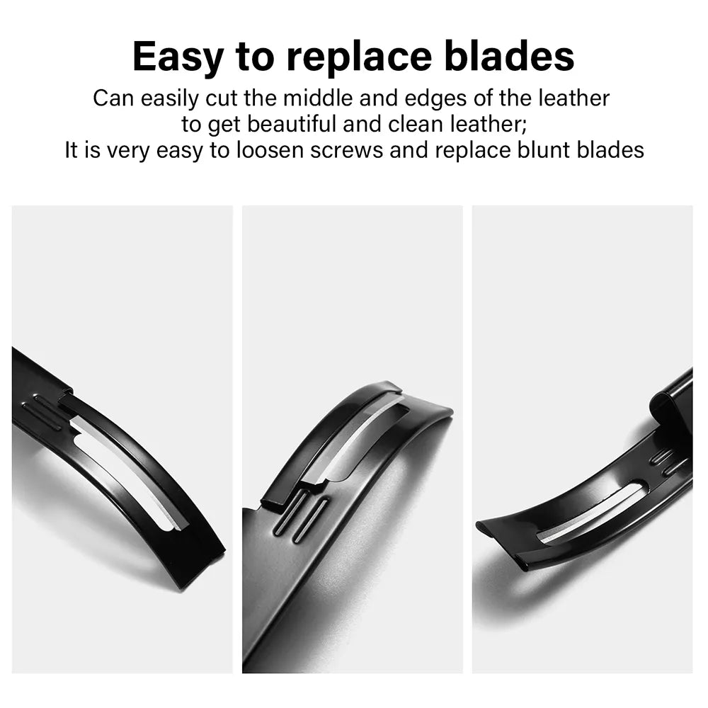 Black Sharp Leather Skiving Knife Tools | WUTA