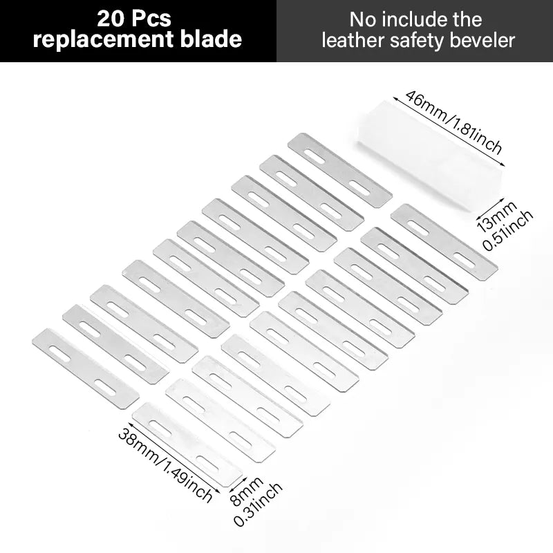 Black Sharp Leather Skiving Knife Tools | WUTA