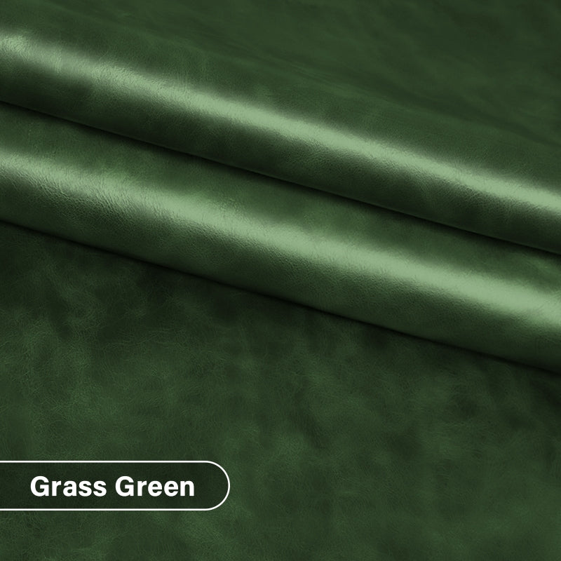 1-5 Sq.ft Irregular Cowhide Oil Waxed Vegetable Tanned Leather | WUTA